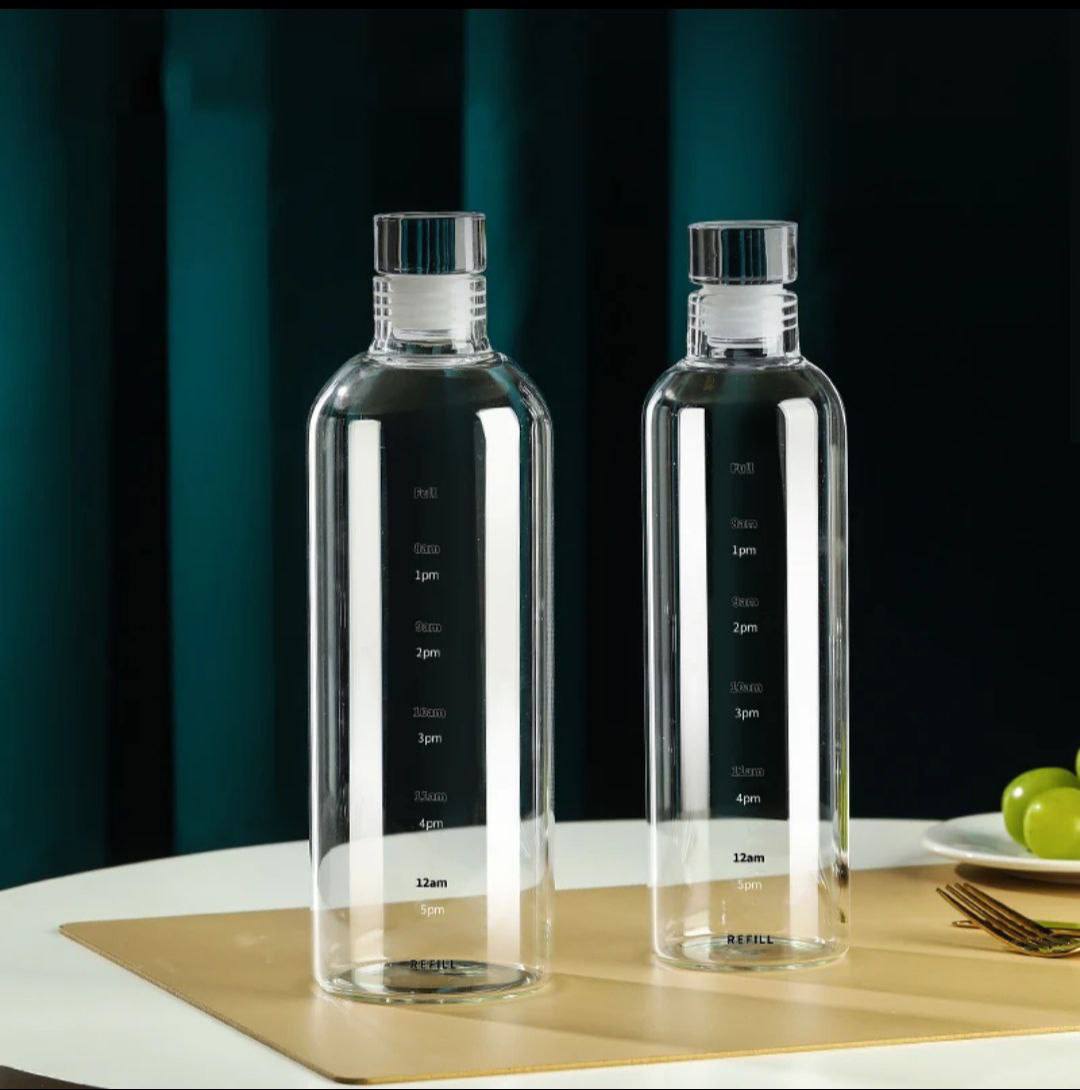 Glass_Bottle_3 بطری آب پیرکس واشردار