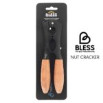 فندق و بادام شکن دسته چوبی BLESS ساخته شده از استیل مقاوم با دسته چوب راش، مناسب شکستن انواع مغزها