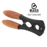 فندق و بادام شکن دسته چوبی BLESS ساخته شده از استیل مقاوم با دسته چوب راش، مناسب شکستن انواع مغزها