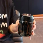 مینی ماگ HScup اورجینال در 5 رنگ با درب فلزی و طراحی لبی آسان‌نوش، مناسب نوشیدنی‌های گرم و سرد – فروشگاه نلیکو