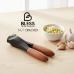 سیر له کن دسته چوبی BLESS با تیغه مشکی و کروم قوی و دسته چوب راش