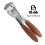 سیر له کن دسته چوبی BLESS با تیغه مشکی و کروم قوی و دسته چوب راش