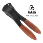 سیر له کن دسته چوبی BLESS با تیغه مشکی و کروم قوی و دسته چوب راش