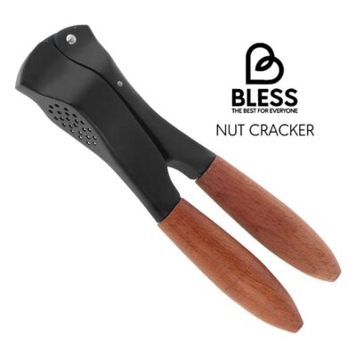 سیر له کن دسته چوبی BLESS با تیغه مشکی و کروم قوی و دسته چوب راش